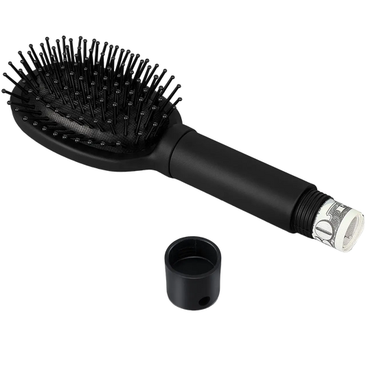 Black Secret Stash Hairbrush