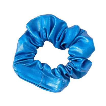 Blue Secret Stash Hair Scrunchie 