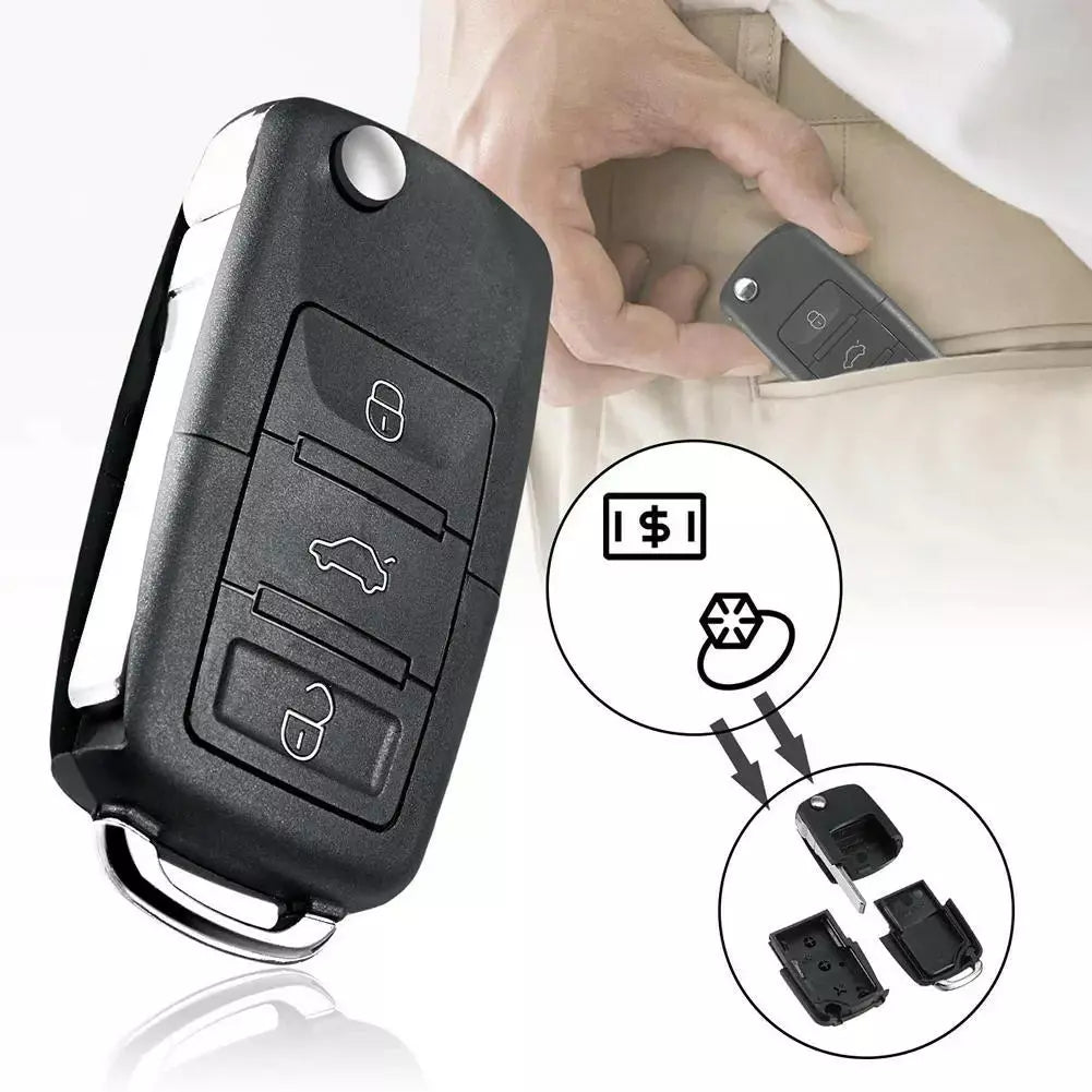 Fake Car Key Safe Hidden Secret Compartment Stash Box Discreet-Decoy Car Key Fob to Hide