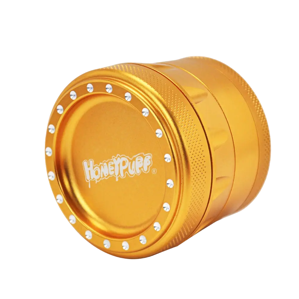 Gold HoneyPuff 63mm Metal Herb Grinder