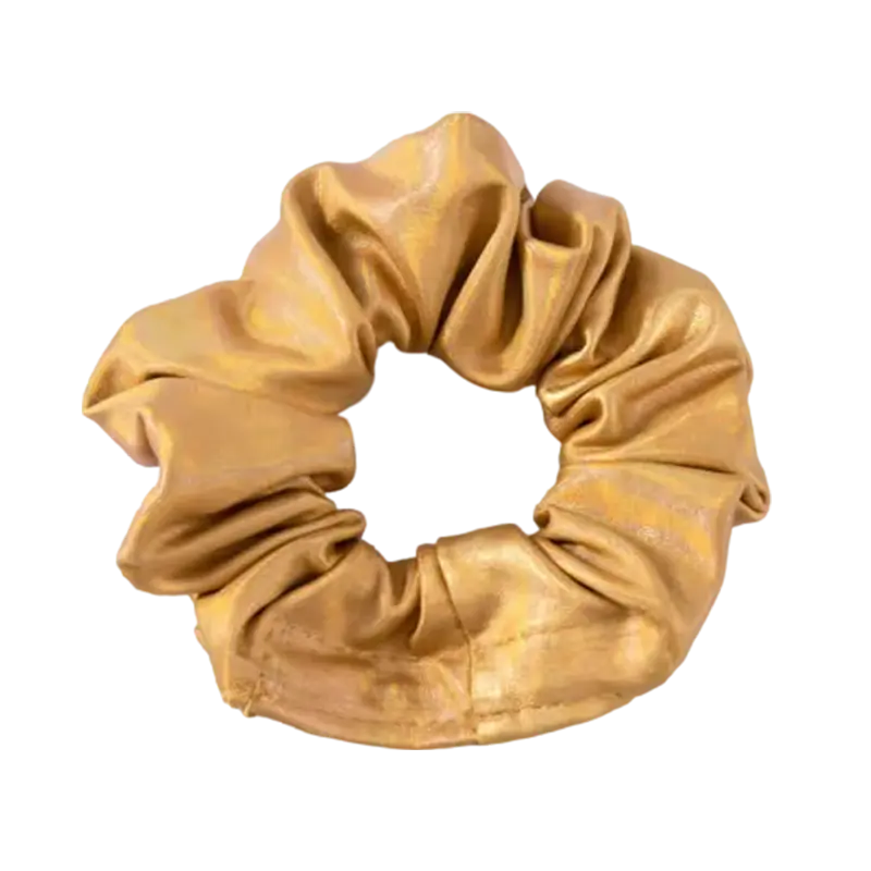 Gold Secret Stash Hair Scrunchie 