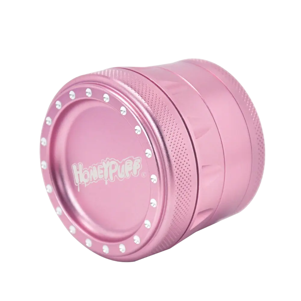 Pink HoneyPuff 63mm Metal Herb Grinder