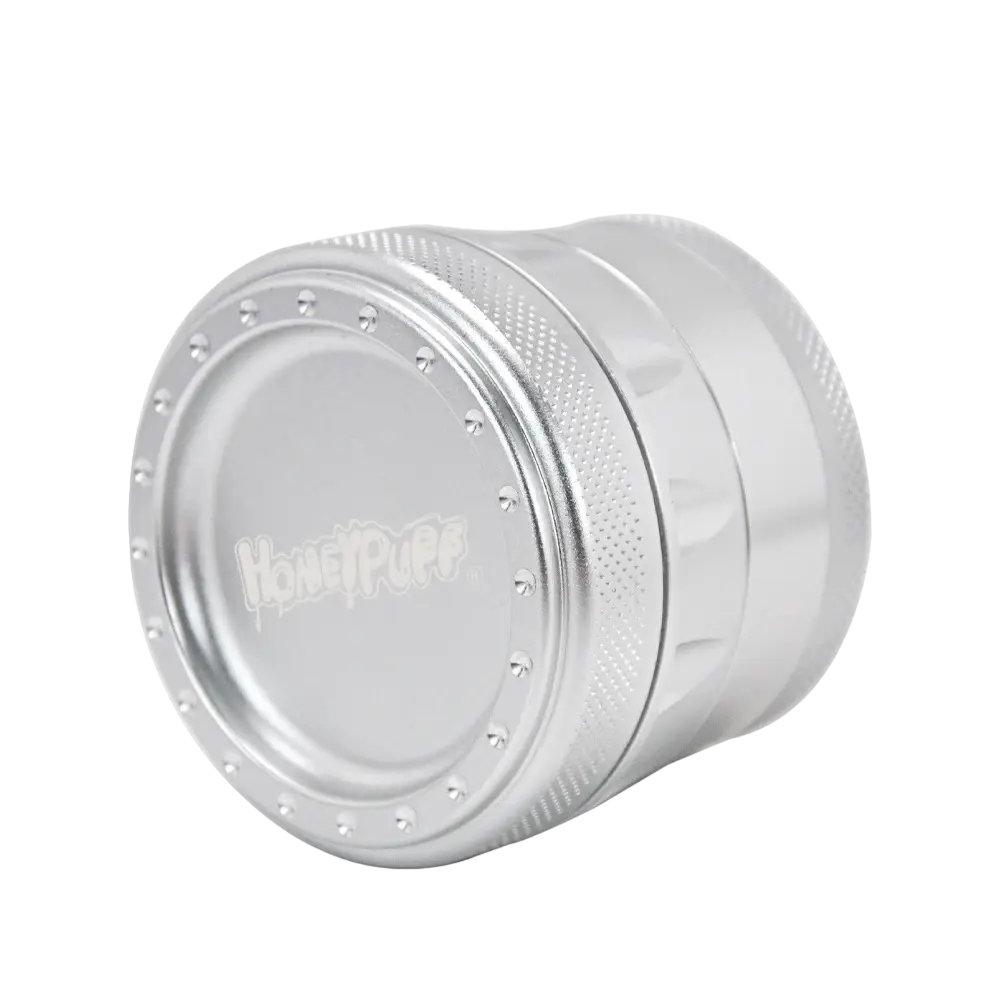 Silver HoneyPuff 63mm Metal Herb Grinder