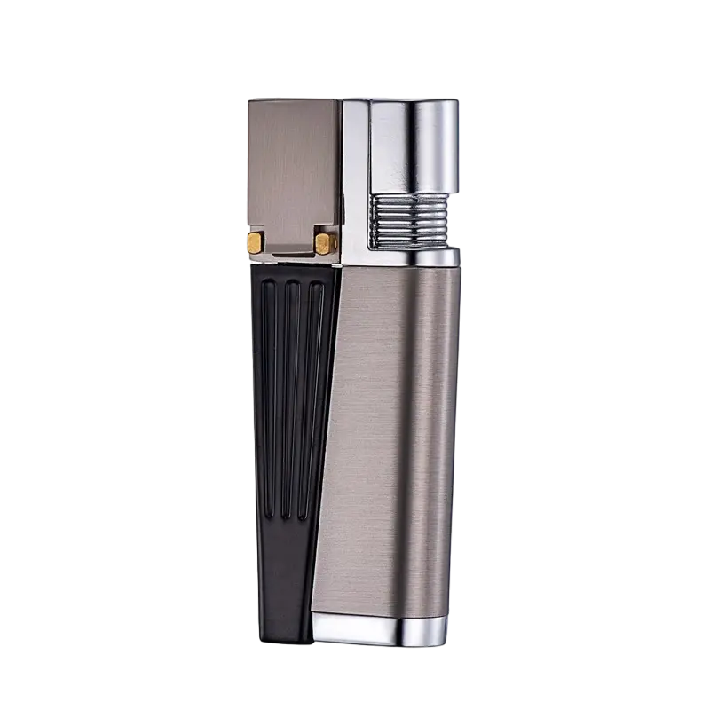 Silver Foldable Pipe Lighter Square Cover