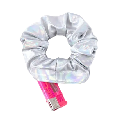 White Secret Stash Hair Scrunchie 